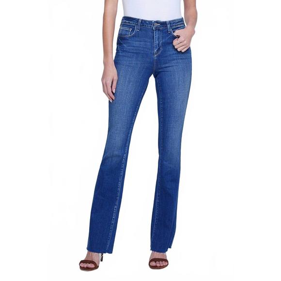 NEW L'AGENCE ruth hgh rise straight jeans in hasting - Picture 1 of 1